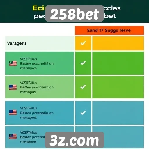 Vantagens e desvantagens do 258bet para apostadores