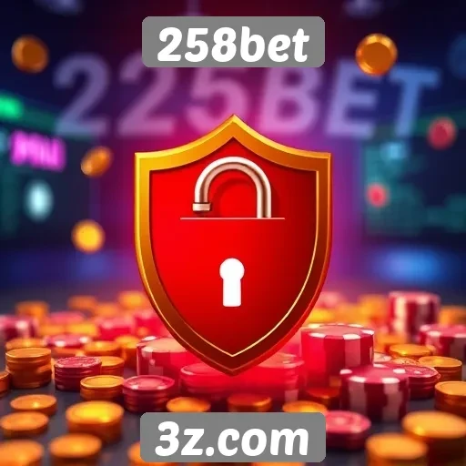 Recursos de segurança no site 258bet